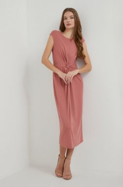 Šaty Lauren Ralph Lauren ružová farba,mini,áčkový strih,250925972