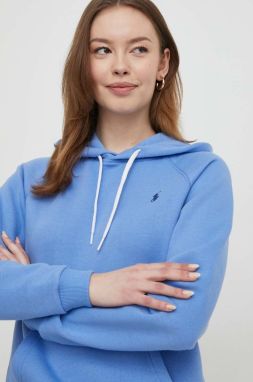 Mikina Polo Ralph Lauren dámska, s kapucňou, jednofarebná, 211943007