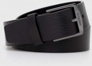Kožený opasok Calvin Klein pánsky,čierna farba,K50K511571