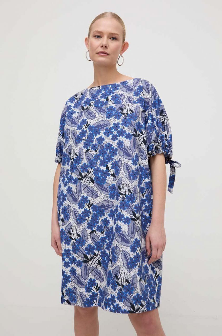 Bavlnené šaty Weekend Max Mara mini,oversize,2415221102600