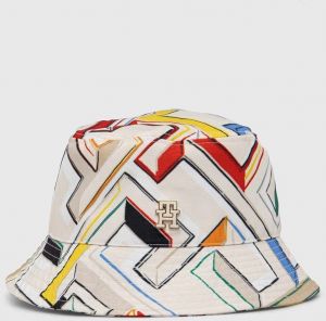 Klobúk Tommy Hilfiger béžová farba,AW0AW16039