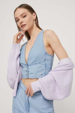 Džínsový top Tommy Jeans DW0DW17799