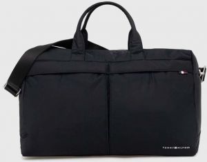 Taška Tommy Hilfiger čierna farba, AM0AM12218