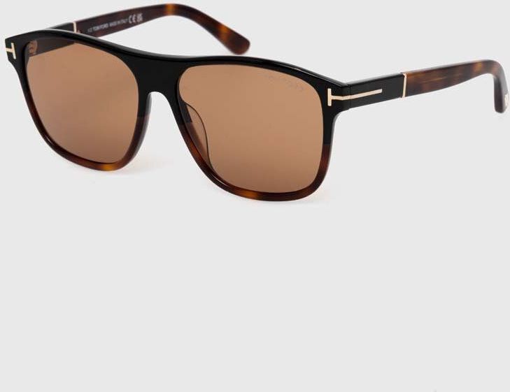 Slnečné okuliare Tom Ford pánske, hnedá farba, FT1081_5805E