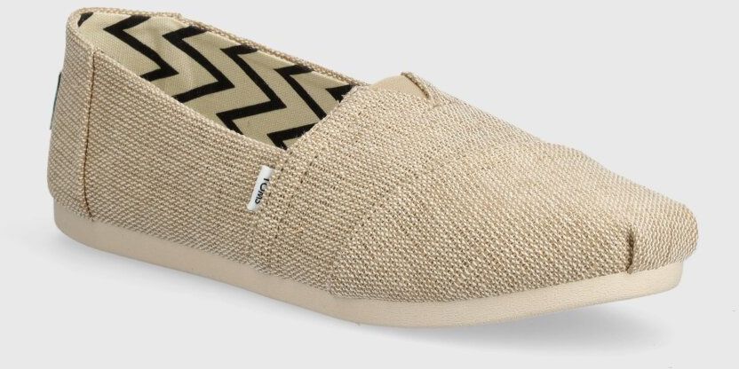 Espadrilky Toms Alpargata béžová farba, 10018279