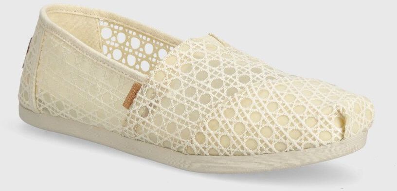 Espadrilky Toms Alpargata béžová farba, 10020662