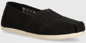 Tenisky Toms Alpargata čierna farba, 10020676