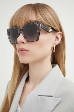 Slnečné okuliare Dolce & Gabbana dámske, čierna farba