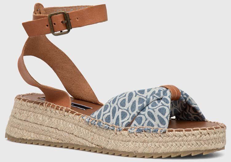 Sandále Pepe Jeans PLS90674 dámske, na platforme, KATE THELMA