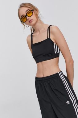 Top adidas Originals H37791-BLACK, dámsky, čierna farba