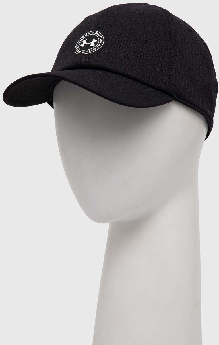 Šiltovka Under Armour Iso Chill Armourvent čierna farba, jednofarebná