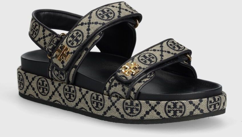 Sandále Tory Burch Kira Sport Sandal dámske, tmavomodrá farba, 155154.430