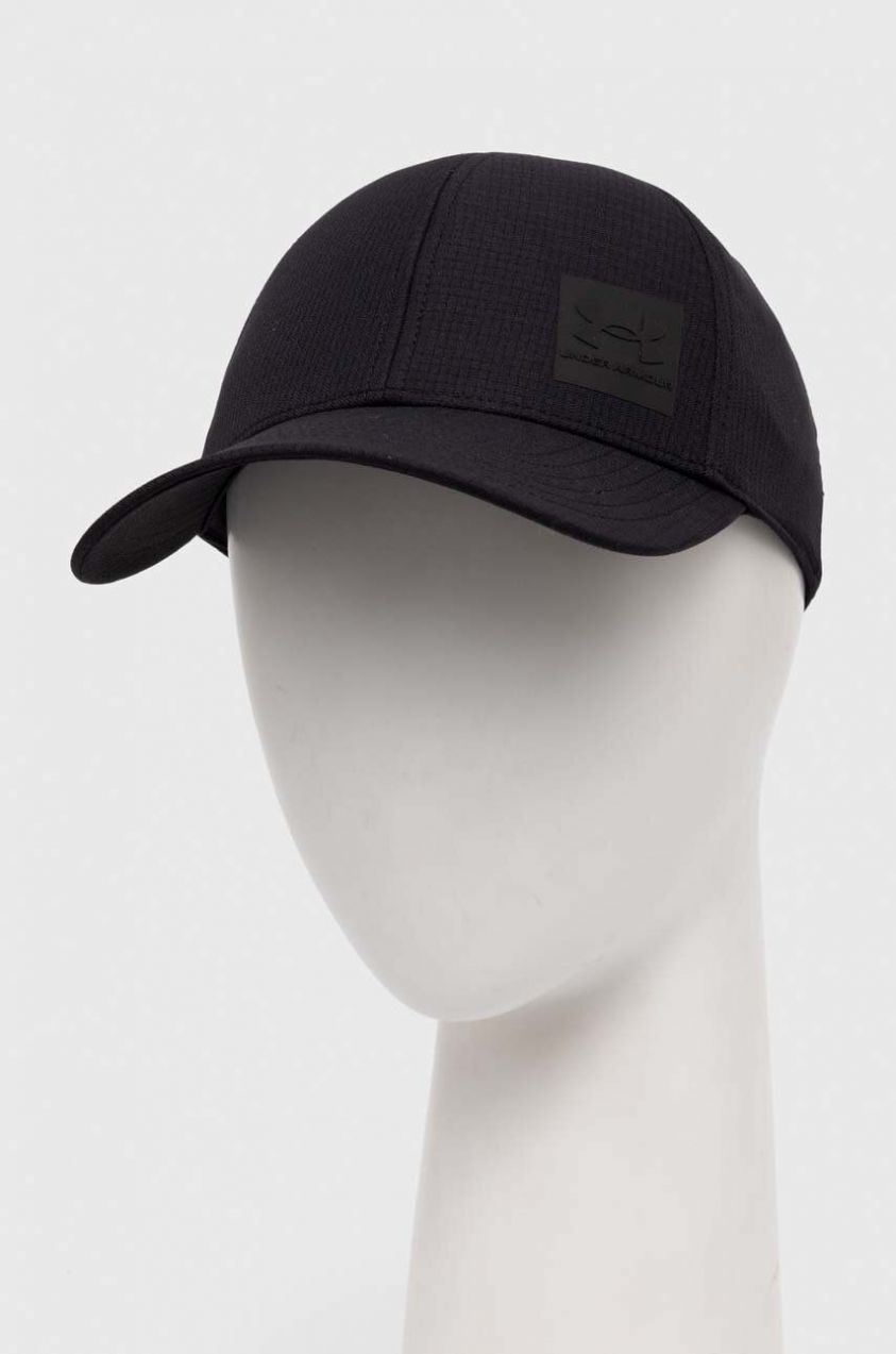Šiltovka Under Armour Iso Chill Armourvent čierna farba, jednofarebná