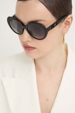 Slnečné okuliare Michael Kors SAN LUCAS dámske, čierna farba, 0MK2214U