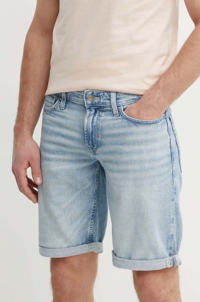 Rifľové krátke nohavice Guess SONNY pánske, M4GD01 D5AZ2