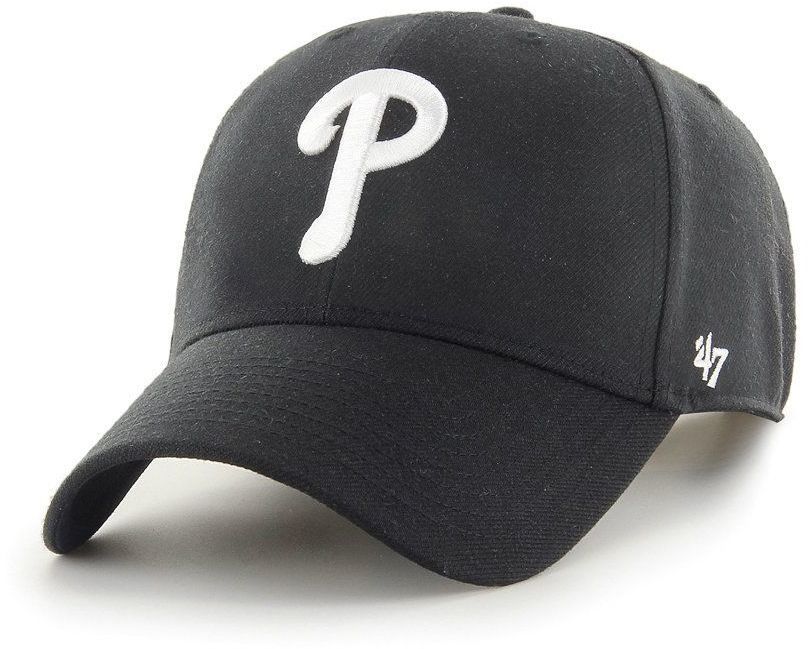 Čiapka 47 brand MLB Philadelphia Phillies čierna farba, s nášivkou