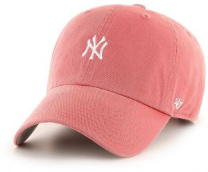 Čiapka 47 brand New York Yankees ružová farba, s nášivkou