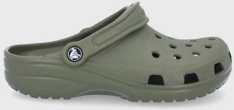 Šľapky Crocs Classic dámske, zelená farba, 10001