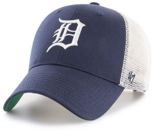 Čiapka 47 brand MLB Detroit Tigers tmavomodrá farba, s nášivkou, B-BRANS09CTP-NY
