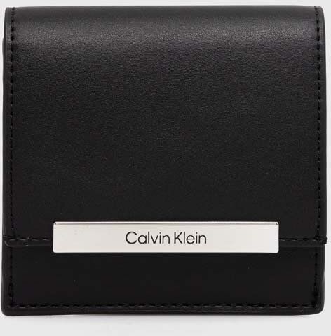 Peňaženka Calvin Klein dámska, čierna farba, K60K612206