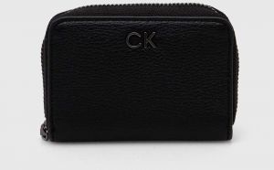 Peňaženka Calvin Klein dámska, čierna farba, K60K612177