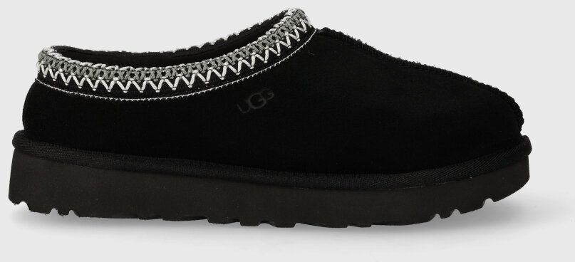 Semišové papuče UGG W TASMAN čierna farba, 5955 BLK