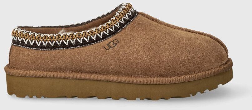 Semišové papuče UGG W TASMAN hnedá farba, 5955 CHE