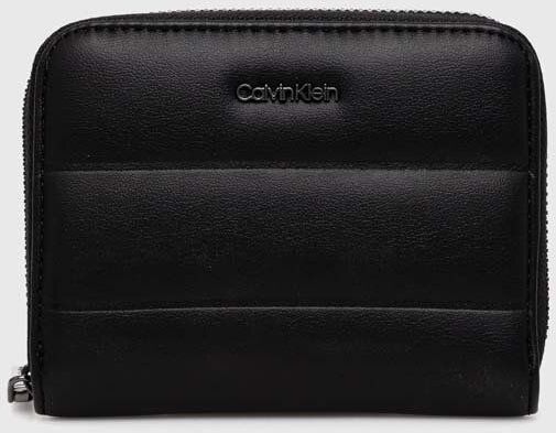 Peňaženka Calvin Klein dámska, čierna farba, K60K612201
