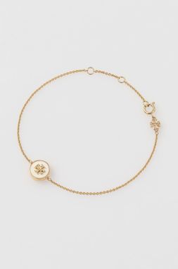 Náramok Tory Burch KIRA ENAMEL dámsky, zlatá farba, 90284.700