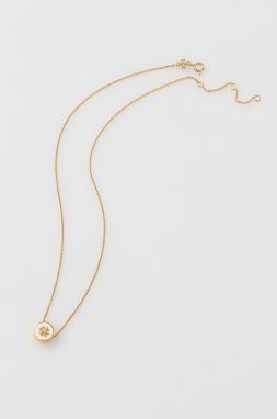 Náhrdelník Tory Burch KIRA ENAMEL zlatá farba, 90549.700