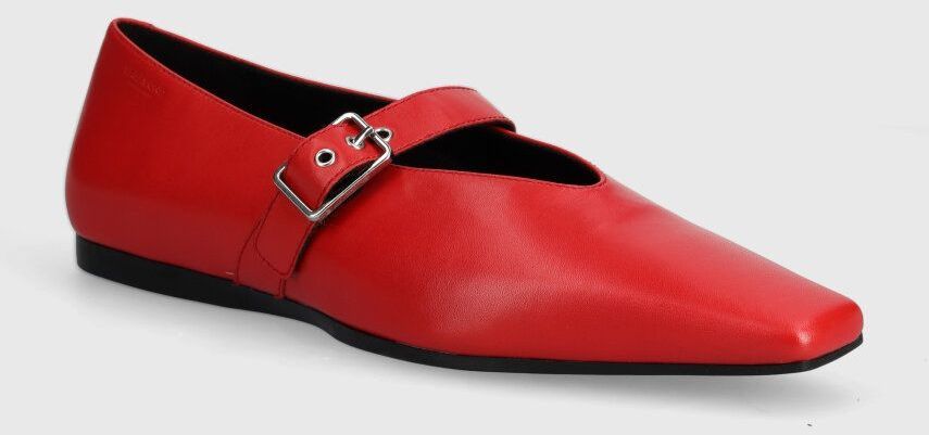 Kožené balerínky Vagabond Shoemakers WIOLETTA červená farba, 5701-201-48