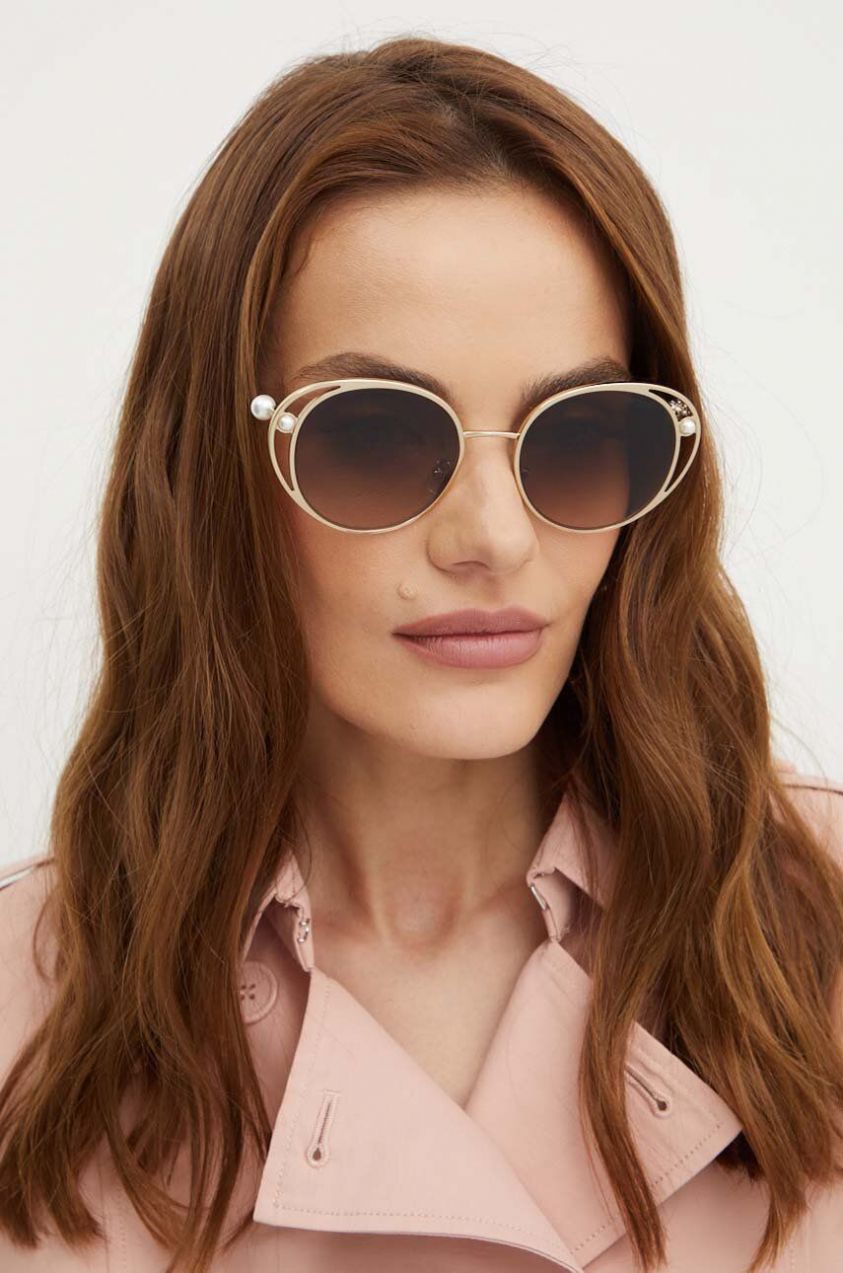 Slnečné okuliare Jimmy Choo dámske, čierna farba, 0JC4003HB,