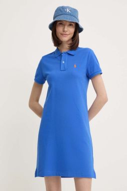 Bavlnené šaty Polo Ralph Lauren mini, rovný strih