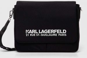 Taška Karl Lagerfeld čierna farba, 245M3004
