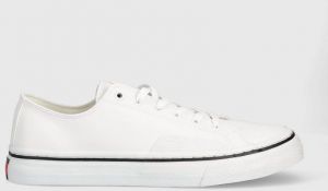 Tenisky Tommy Jeans Leather Vulc Tjm Ess pánske, biela farba