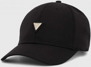 Šiltovka Guess NOMIE čierna farba, s nášivkou, V4YZ01 WG982
