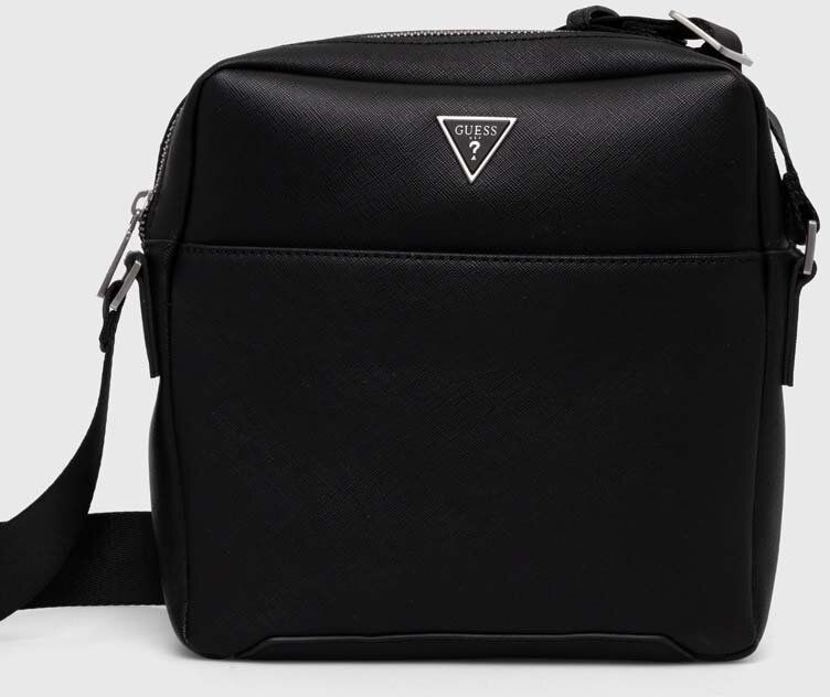Malá taška Guess TORINO čierna farba, HMTOSA P4258