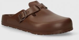 Šľapky Birkenstock Boston EVA pánske, hnedá farba, 1027386