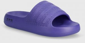 Šľapky adidas Originals ADILETTE AYOON W dámske, fialová farba, na platforme, IE5619