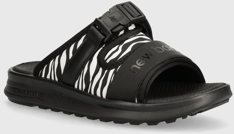 Šľapky New Balance SWA330T3 dámske, čierna farba, SWA330T3