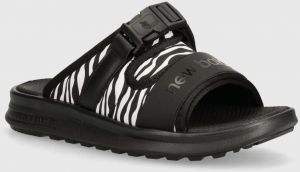 Šľapky New Balance SWA330T3 dámske, čierna farba, SWA330T3