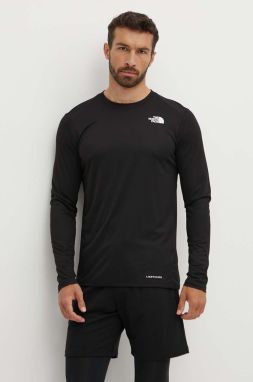 Športové tričko s dlhým rukávom The North Face Shadow čierna farba, jednofarebné, NF0A87TVJK31