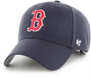 Šiltovka 47 brand MLB Boston Red Sox tmavomodrá farba, s nášivkou, B-MVP02WBV-NYM