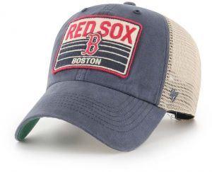 Šiltovka 47 brand MLB Boston Red Sox tmavomodrá farba, s nášivkou, B-FRSTK02BXP-VN