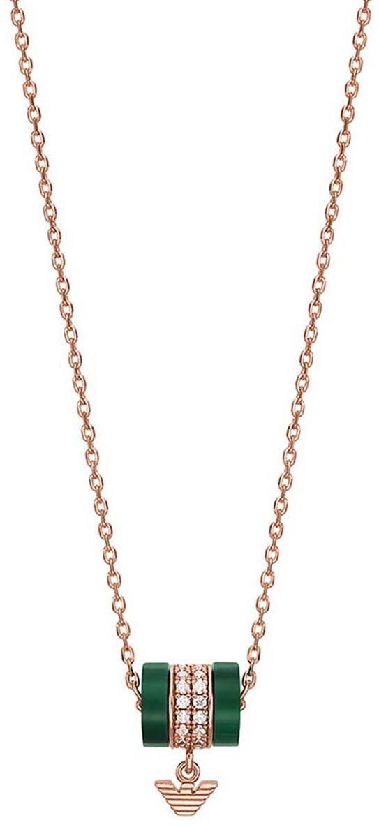 Strieborný pozlátený náhrdelník Emporio Armani EG3569221