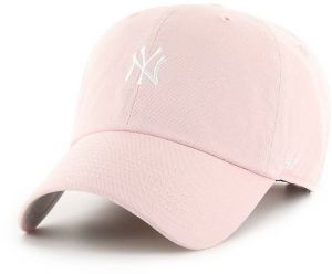 Šiltovka 47 brand MLB New York Yankees ružová farba, s nášivkou, B-BSRNR17GWS-PK