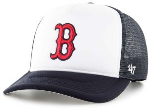 Šiltovka 47 brand MLB Boston Red Sox tmavomodrá farba, s nášivkou, B-TRTFM02KPP-NY