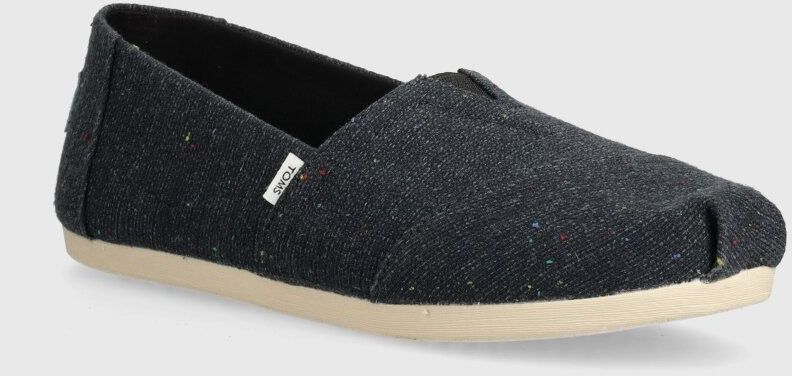 Espadrilky Toms Alpargata tmavomodrá farba, 10019653