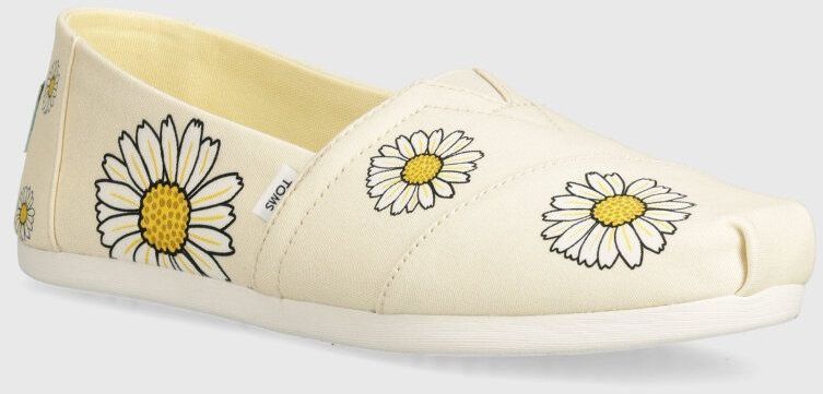Espadrilky Toms Alpargata béžová farba, 10019695