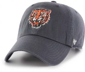 Bavlnená šiltovka 47 brand MLB Detroit Tigers tmavomodrá farba, s nášivkou, BCPTN-RGW09GWSNL-VN57